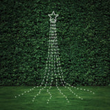Lytworx 3.2m Warm White 210 LED Solar Star Waterfall Lights/Twinkle Effect