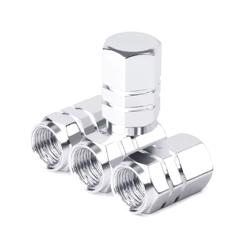 4 Pcs Tyre Valve Caps Stems Wheel Tire Truck Cover Bike Screw Motorbike Dust Air