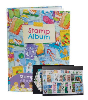 Collectable Stamp Album for Kids with 8 Double Side Pages
