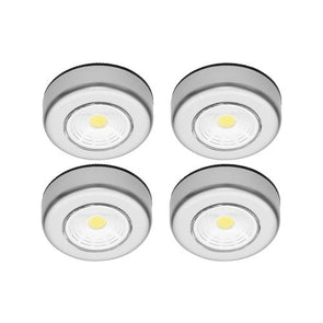 Click LED Puck Lights - 4 Pack