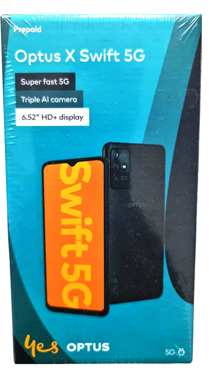 Optus X Swift Super Fast 5G Mobile Set/Triple AI Camera/6.52" HD+ Display