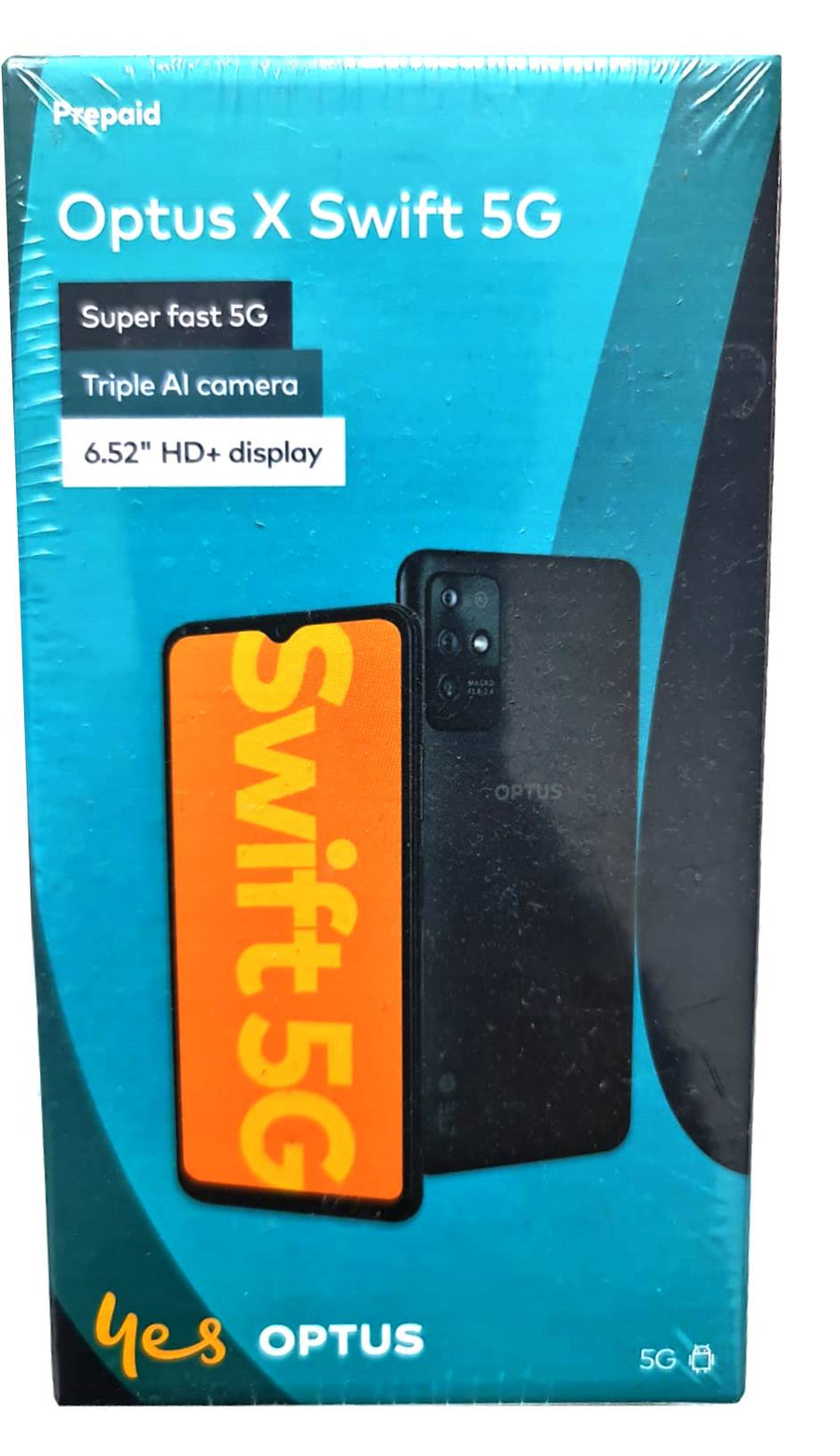 Optus X Swift Super Fast 5G Mobile Set/Triple AI Camera/6.52