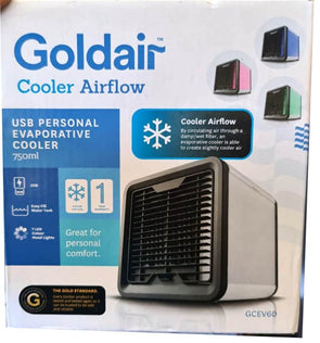 Goldair 750ml USB Personal Evaporative Cooler Airflow