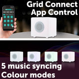 Arlec Grid connect Smart Music Cube Portable RGB Speaker - TheITmart