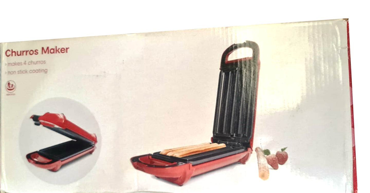 Churros Maker / Red / Makes 4 Churros - TheITmart