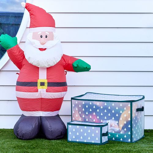 Boxsweden 47L 55 x 35 x 35cm Green Foldaway Christmas Inflatables Storer - TheITmart