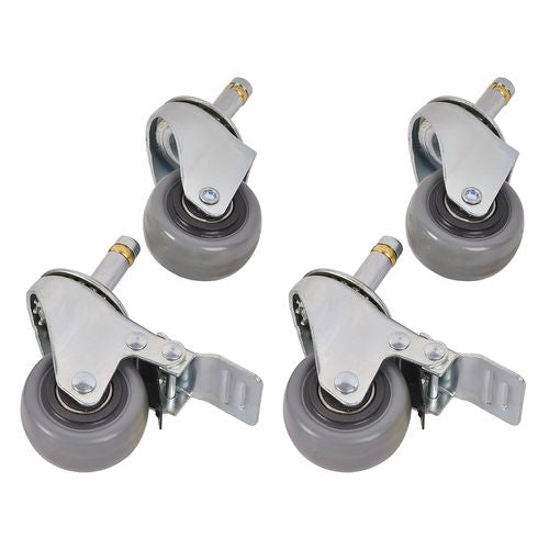 Tactix Castor Set - 4 Pack/30Kg Capacity/Suitable for 45/ 60/ 85/ 135 sizes