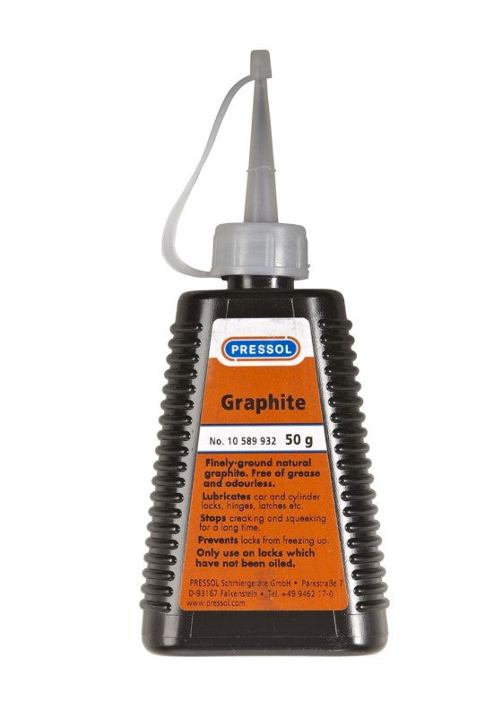 Pressol 50g Graphite Powder/Protects Against Rust/Ideal for Locks,Hings,Zippers,Latches