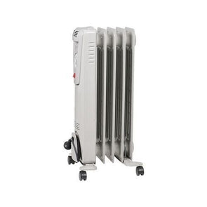 Arlec 1000W 5 Fin Oil Column Heater with 3 settings Thermostat Control & Castor