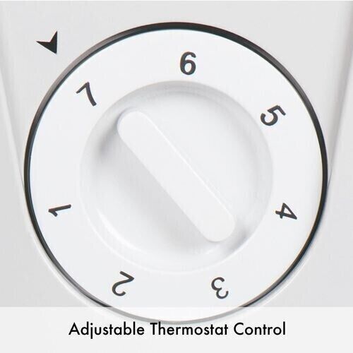 Arlec 1000W 5 Fin Oil Column Heater with 3 settings Thermostat Control & Castor