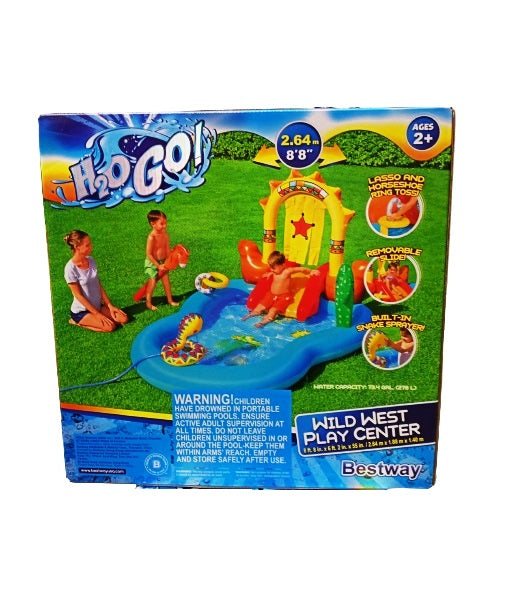 Bestway 2.64m Inflatable Swimming Pool Wild West Play Pool