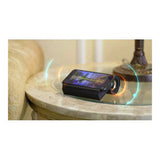 Easy Touch Speaker-Black/Autoconnect/Sound Amplifier/Wireless Charger