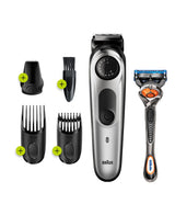 Barun Series 5 Beard trimmer with Precision Dial, 3 Attachments and Gillette Fusion5 ProGlide razor - TheITmart