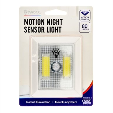 Lytworx Battery Operated 2 COB LED Motion Sensor Light / White