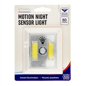 Lytworx Battery Operated 2 COB LED Motion Sensor Light / White