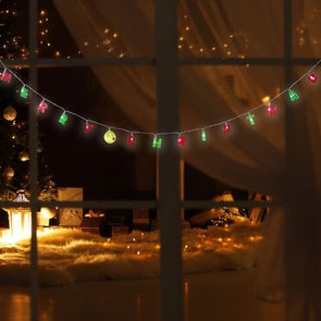 Click Festive MERRY CHRISTMAS 15 Letter Party String Lights - Multicolour