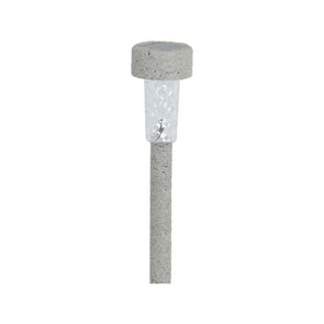 Click 26.5cm Stone Grey Colorado Solar Pathway Light - 10 Pack