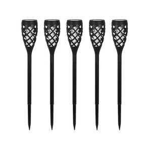 Click 32.5cm Fiamma Solar LED Pathway Light - 5 Pack / Dusk to Dawn