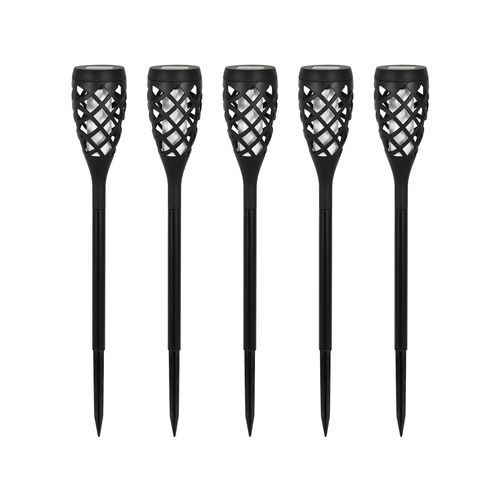 Click 32.5cm Fiamma Solar LED Pathway Light - 5 Pack / Dusk to Dawn