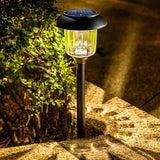 Luxzone 39cm 50lm Solar Warm White LED Pathway Light - 8 Pack / Eco-Friendly