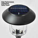 Luxzone 39cm 50lm Solar Warm White LED Pathway Light - 8 Pack / Eco-Friendly