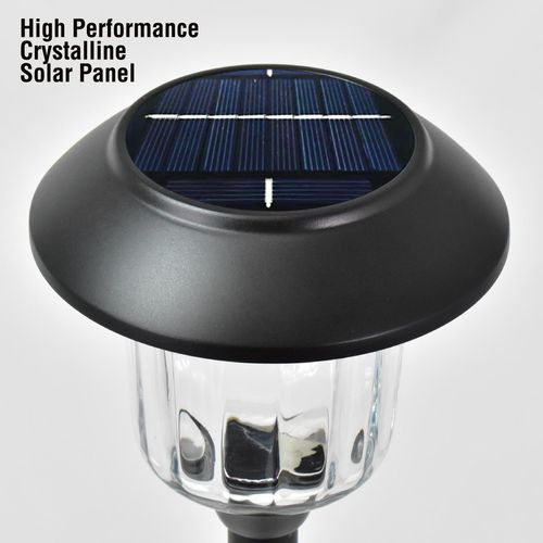 Luxzone 39cm 50lm Solar Warm White LED Pathway Light - 8 Pack / Eco-Friendly