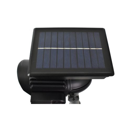 Luxzone 23.8cm 100 Lumens 3 Head LED Solar Spotlight - Pack of 2 - TheITmart