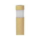 Click 27.5cm Stone Finish Solar Warm White LED Bollard Light - 4 Pack / Dusk to Dawn