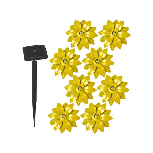 Click Flower Solar LED String Lights - Set of 8