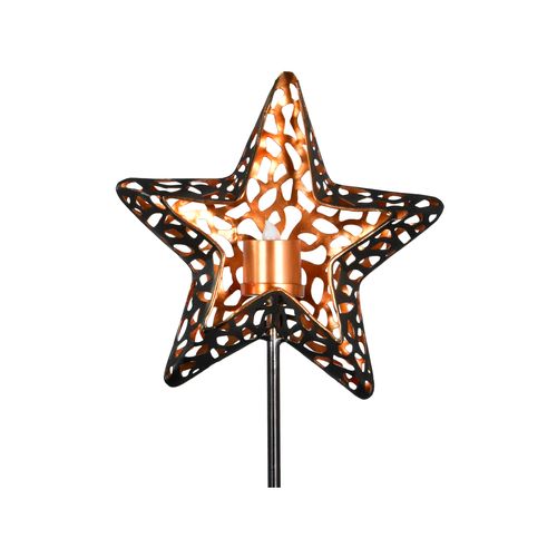 Click 79cm Candle Flame Solar LED Stake Light Dusk To Dawn