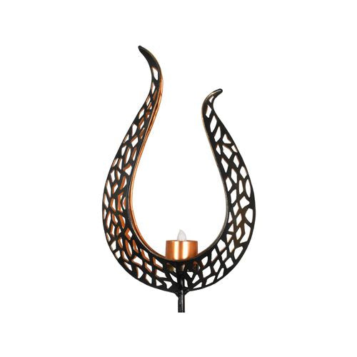 Click 79cm Candle Flame Solar LED Stake Light Dusk To Dawn