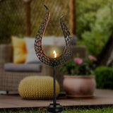 Click 79cm Candle Flame Solar LED Stake Light Dusk To Dawn