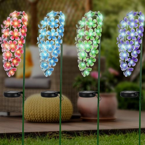 Click 77cm Orchid Solar LED Stake Light - TheITmart