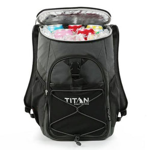 Titan 24Can Black Soft Cooler Deep Freeze Back Pack