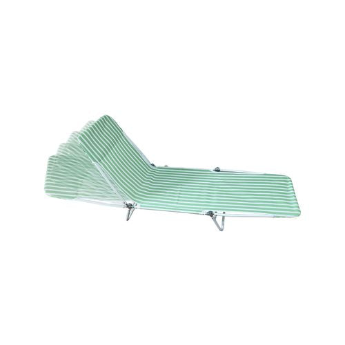 Marquee Outdoor Adjustable Folding Sunlounge- Green