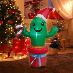Click 90cm Battery Operated Festive Inflatable Cactus