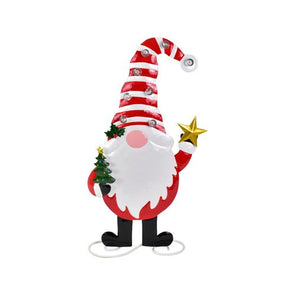Click 49cm Battery Operated Xmas Décor Lighted Santa Gnome