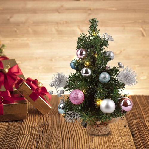 Click 45cm Battery Operated Illuminated Tabletop Xmas Tree