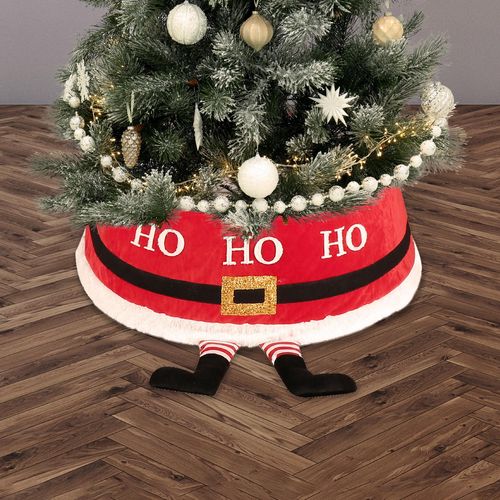 Click 77cm Festive Xmas Tree Collar Decorative Santa Figure