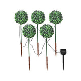 Click 5 Pack Solar LED Topiary Tree Branch Stake Lights - TheITmart