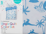 Brilliant Basics Single Quilt Cover Set - Dino History