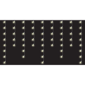 Mirabella Christmas 7.8m Low Voltage 250 Icicle Lights - Warm White
