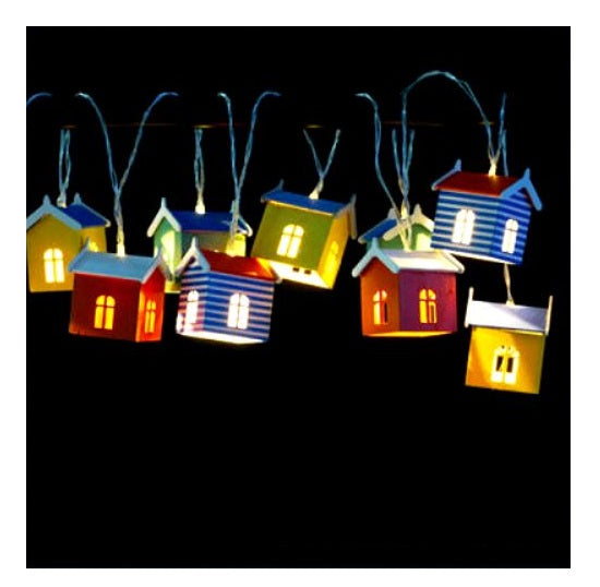 Lytworx Low Voltage Beach Hut String Light - 10 White LEDs - TheITmart