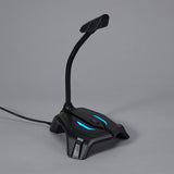 Gaming Microphone with LED Light - Black