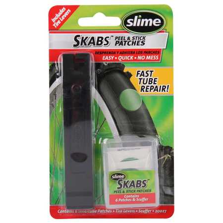 Slime SKABS Patch Kit with Tire Levers/ Advanced Glue Technology