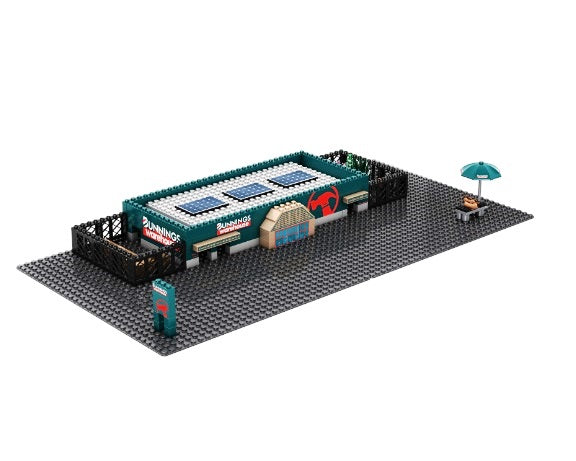 168 Pieces Playset Bunnings Block Warehouse Model/ Suitable for Ages 6+ Years - TheITmart