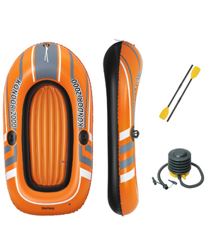 H2Ogo 114cm Inflatable Kondor Boat Pool Set