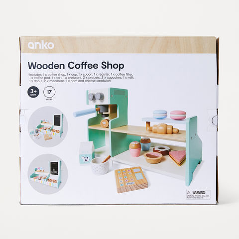 Anko Wooden Coffee Shop Suitable for Ages 3+ Years