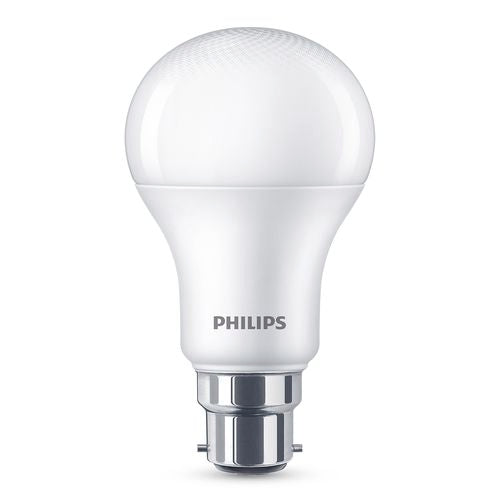 Philips 10W 1020lm A60 Warm White A Shape LED B22 Globe - 2 Pack