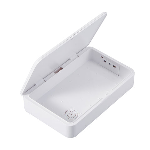 Phone UVC Steriliser with Wireless Charge - White